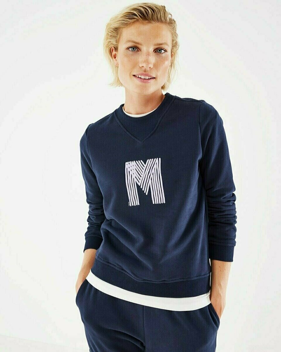 Mexx Crewneck sweater Navy Niebieskie | EONZK6802