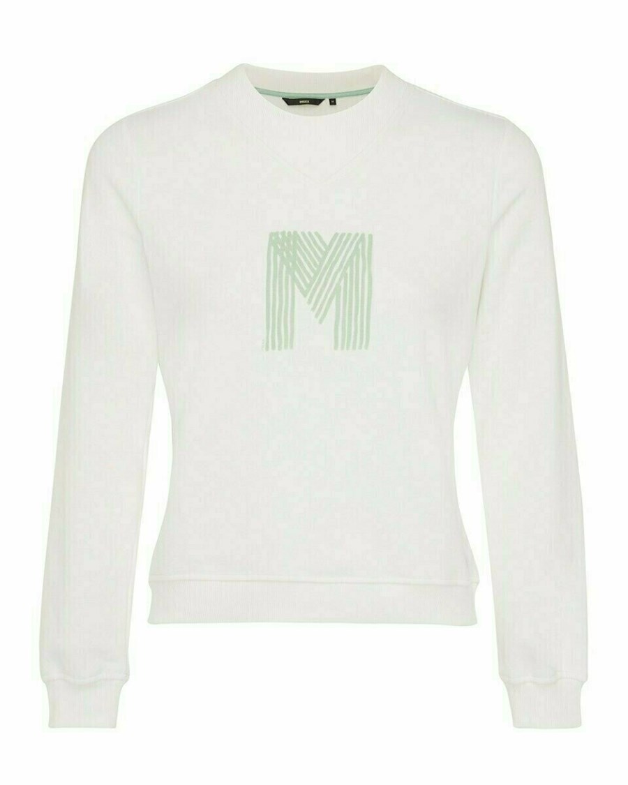 Mexx Crewneck sweater Off White Białe | YBAHD3590