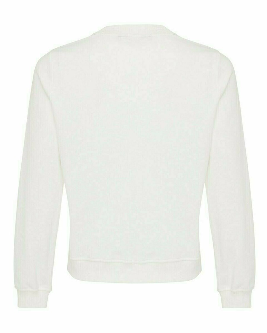 Mexx Crewneck sweater Off White Białe | YBAHD3590