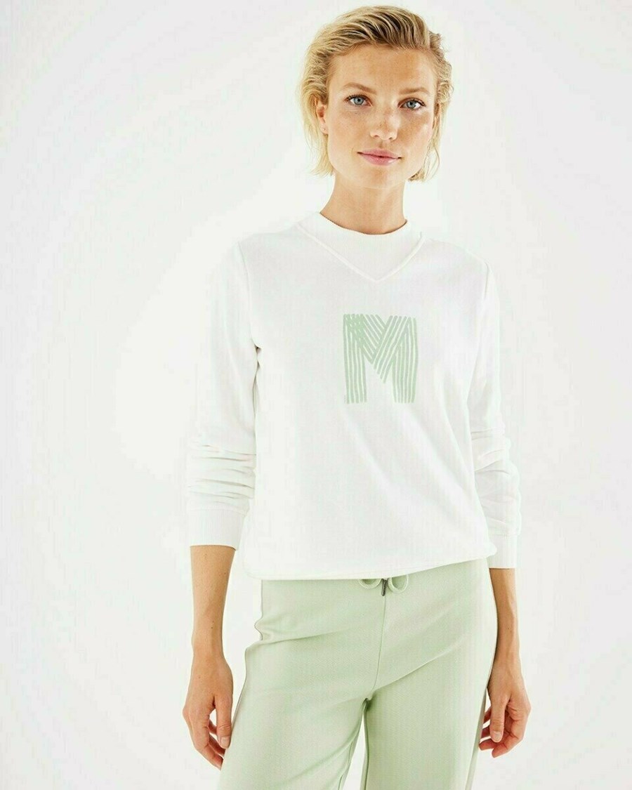 Mexx Crewneck sweater Off White Białe | YBAHD3590