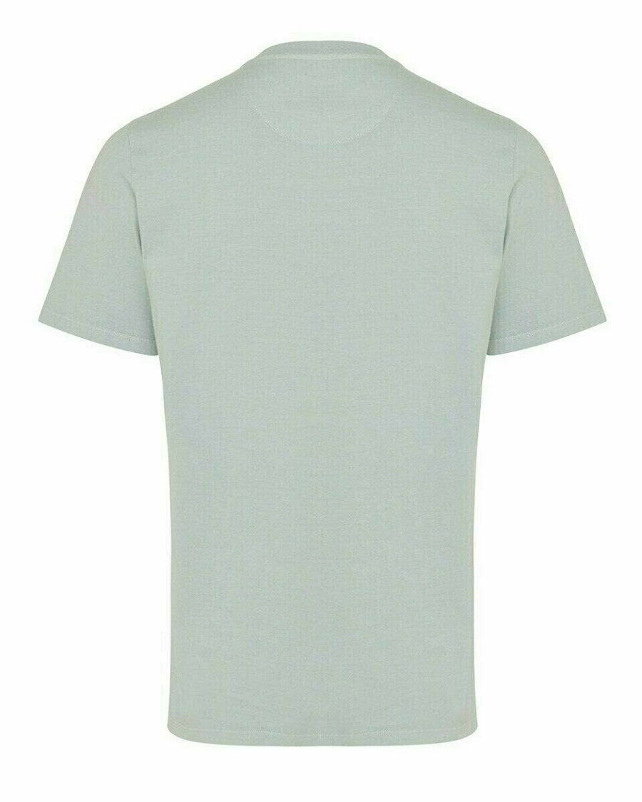 Mexx Crewneck t-shirt Grey Mint Zielone | FZUOI3140