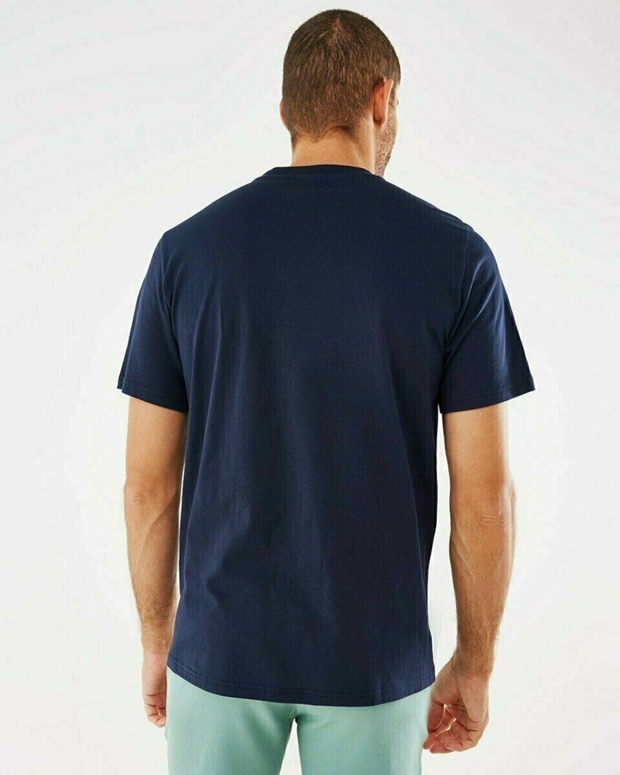 Mexx Crewneck t-shirt Navy Niebieskie | EIRUV8407