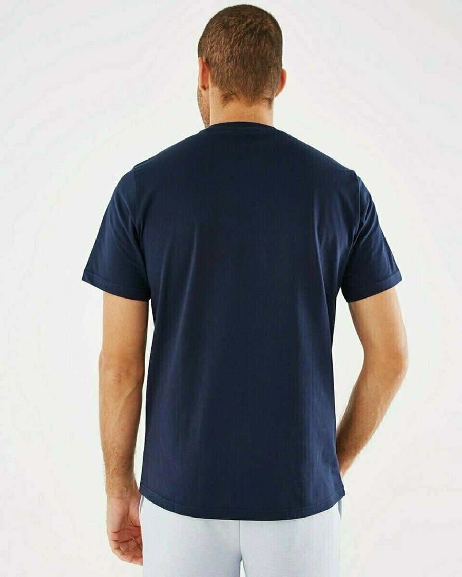 Mexx Crewneck t-shirt Navy Niebieskie | UCXIG8631