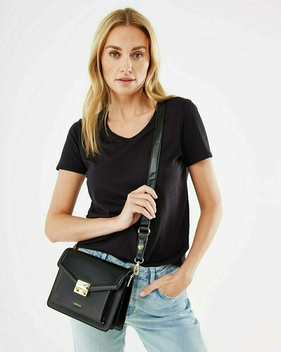 Mexx Crossbody bag Black Czarne | BUGXC0657