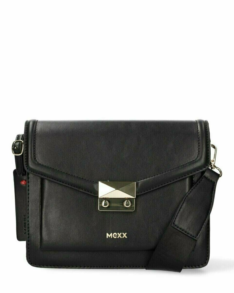 Mexx Crossbody bag Black Czarne | BUGXC0657