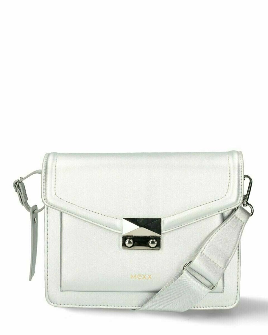 Mexx Crossbody bag Silver Srebrne | YHFKT7683