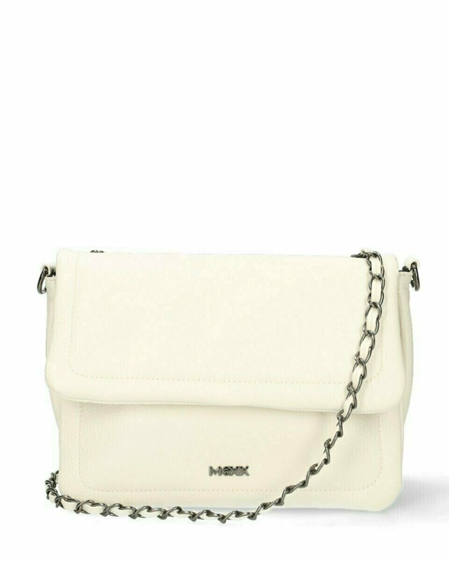 Mexx Crossbody pillow bag Off White Białe | QUOYD1405