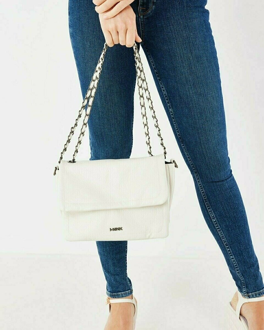 Mexx Crossbody pillow bag Off White Białe | QUOYD1405