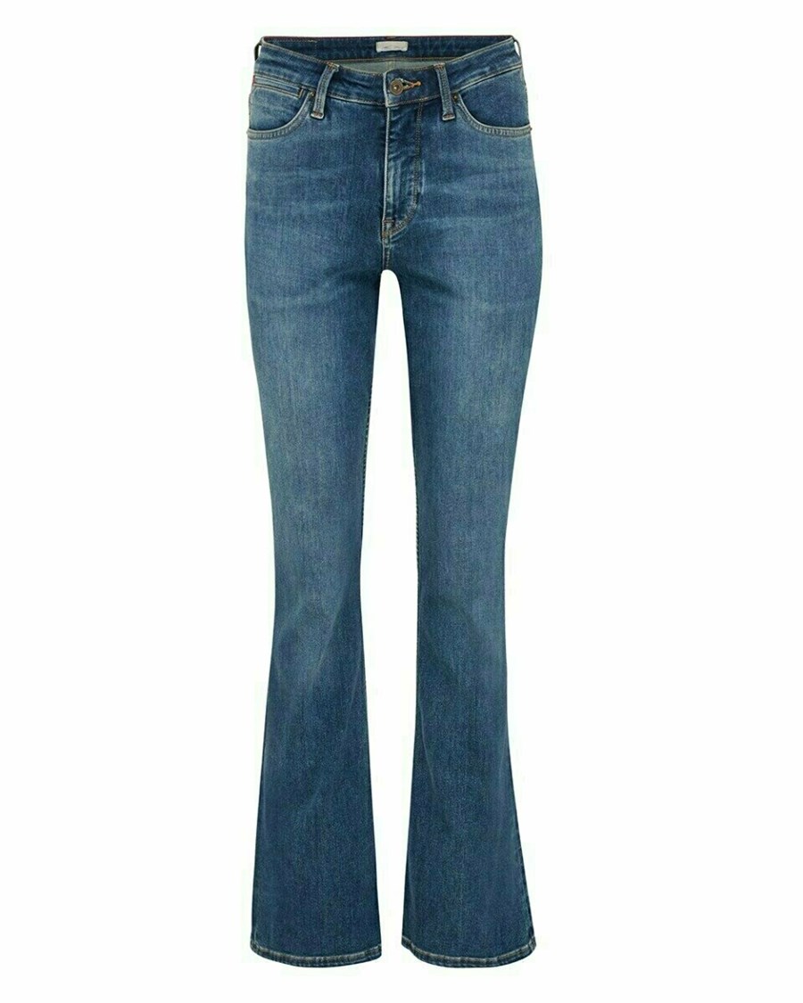 Mexx EVY High waist/ Flared leg jeans Klasyczne Blue Niebieskie | JAXDZ0285