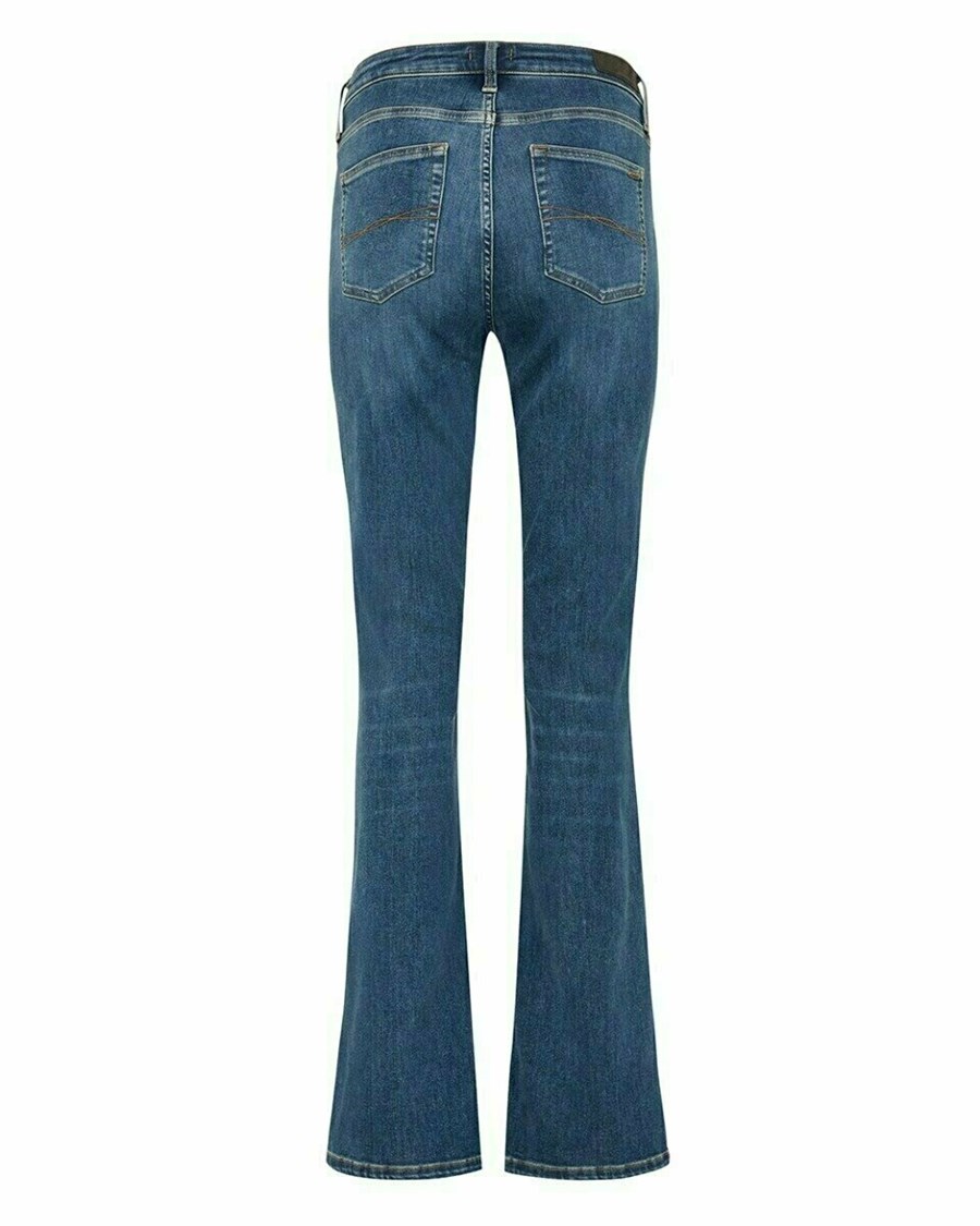 Mexx EVY High waist/ Flared leg jeans Klasyczne Blue Niebieskie | JAXDZ0285