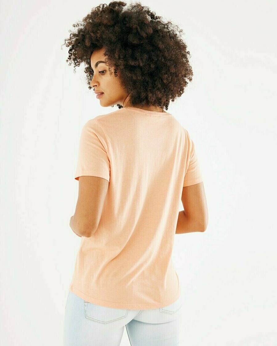 Mexx FEMMIE Basic tee Coral Pomarańczowe | KDZGT3958