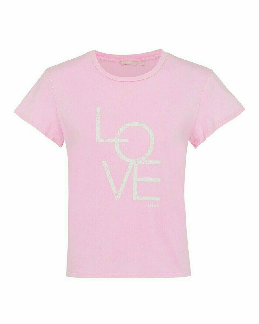 Mexx Fluttersleeve tee Pink Różowe | MHYVT5429