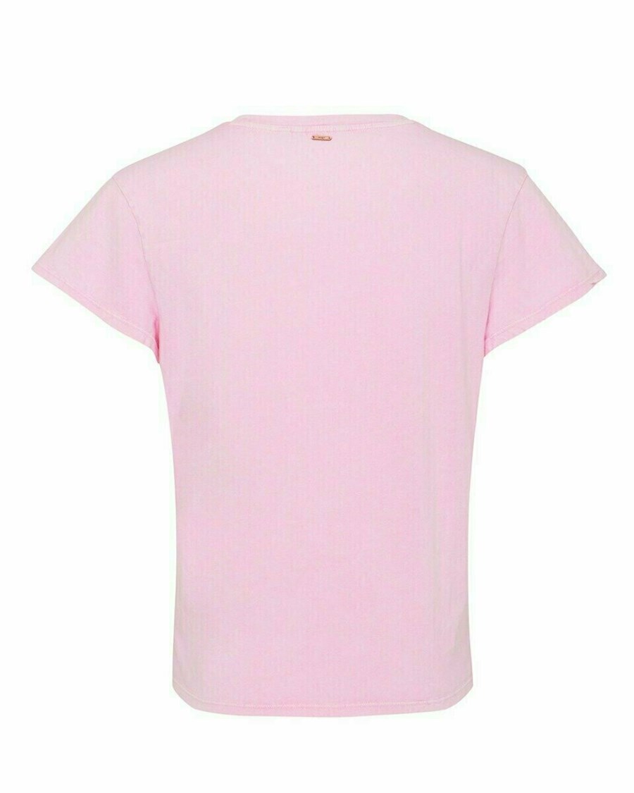 Mexx Fluttersleeve tee Pink Różowe | MHYVT5429