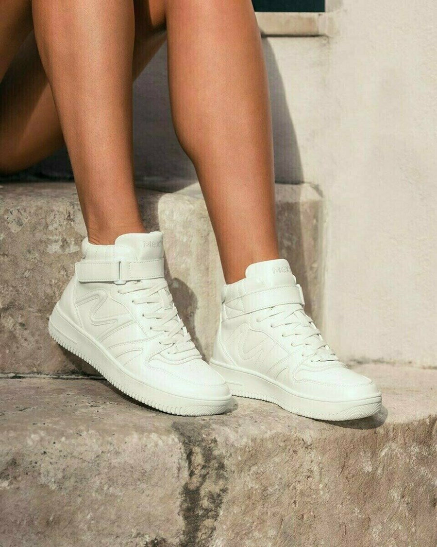 Mexx High Sneaker Jally White Białe | WGRDA7068