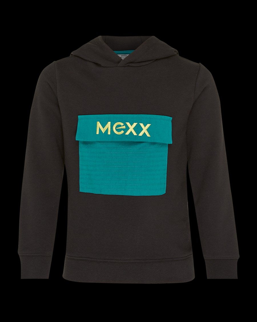 Mexx Hoodie Black Czarne | LEBUM4793