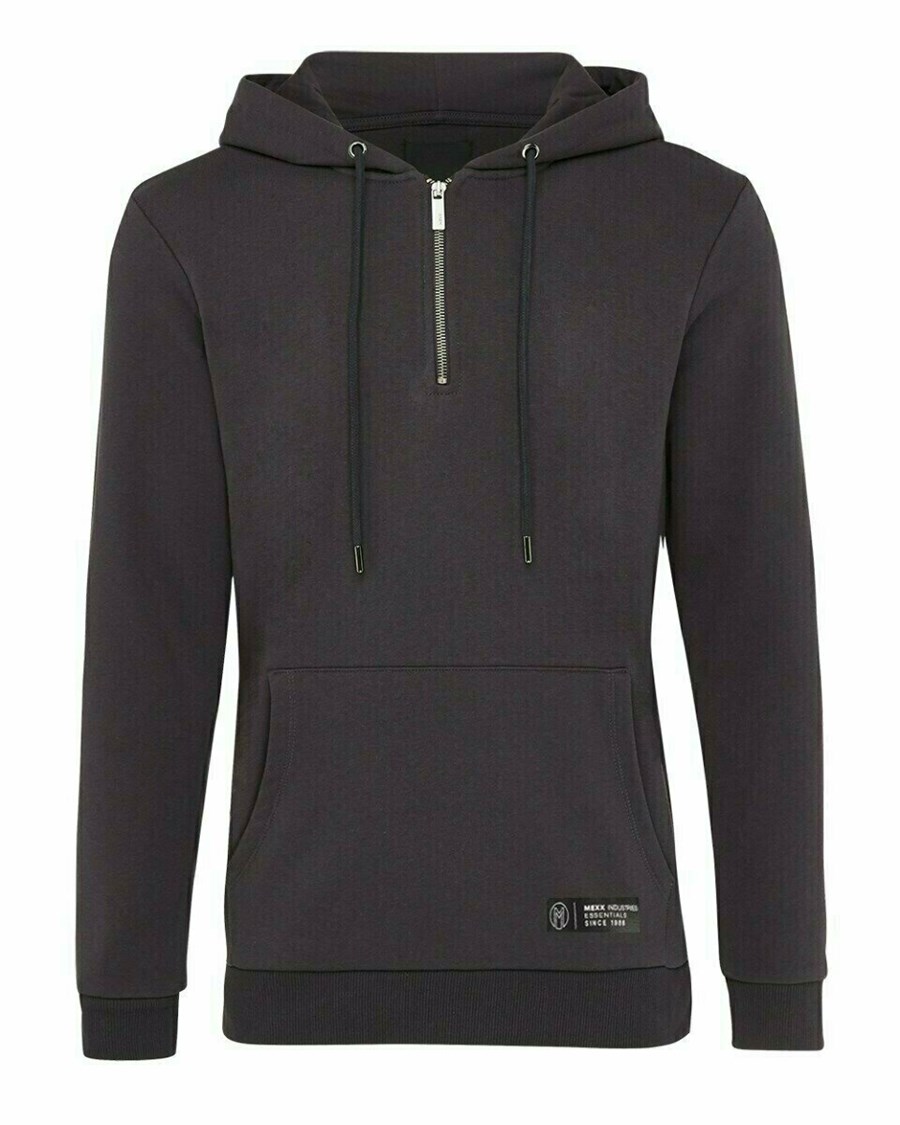 Mexx Hoodie Dark Grey Szare | BPWHU6315