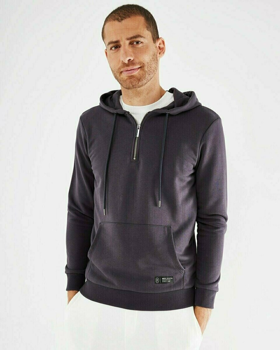 Mexx Hoodie Dark Grey Szare | BPWHU6315