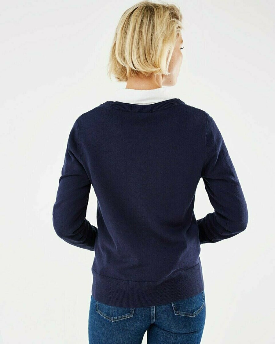 Mexx ILONA pullover Navy Niebieskie | XOWRN5420