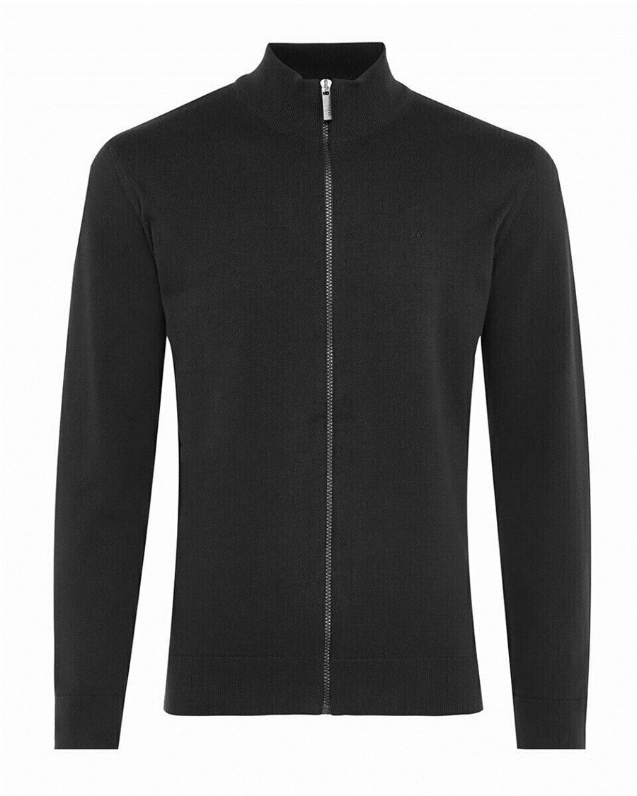 Mexx JAMES Zip-Through Black Czarne | RKECQ6421