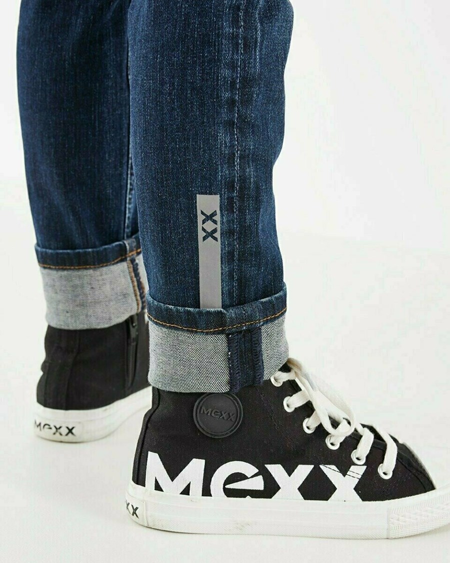 Mexx JESS Slim fit Denim Dark Blue Niebieskie | GVQPX8432