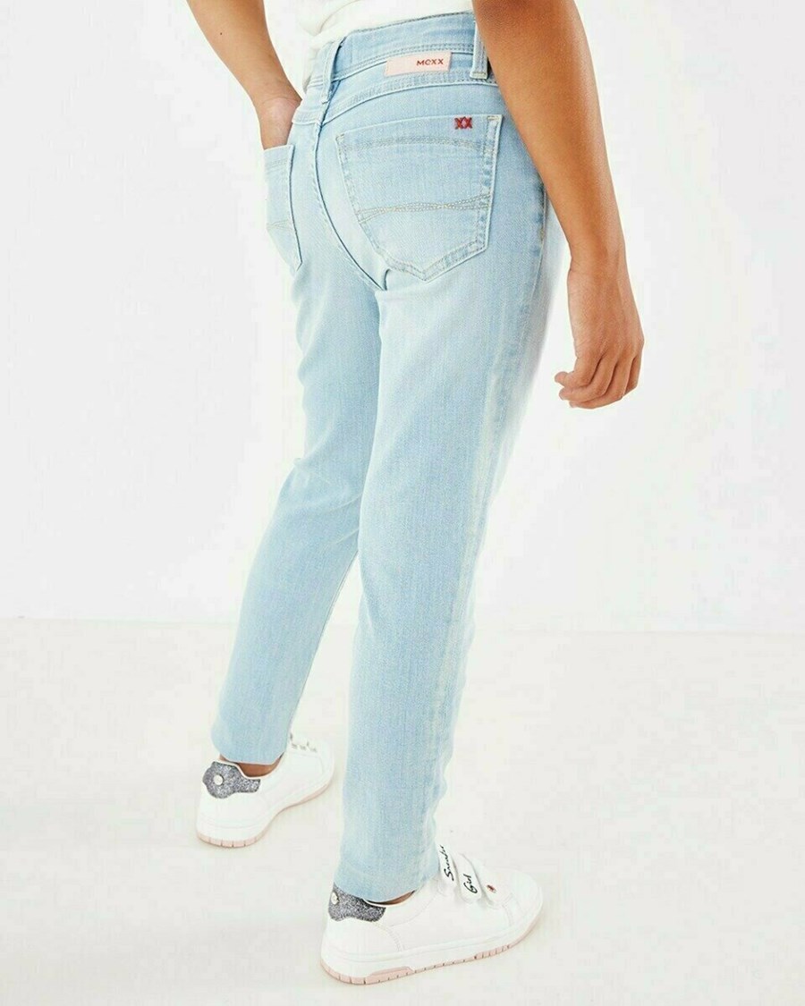 Mexx JUNO Mid waist/ Slim leg jeans Sky Blue Niebieskie | ZLKUW0257