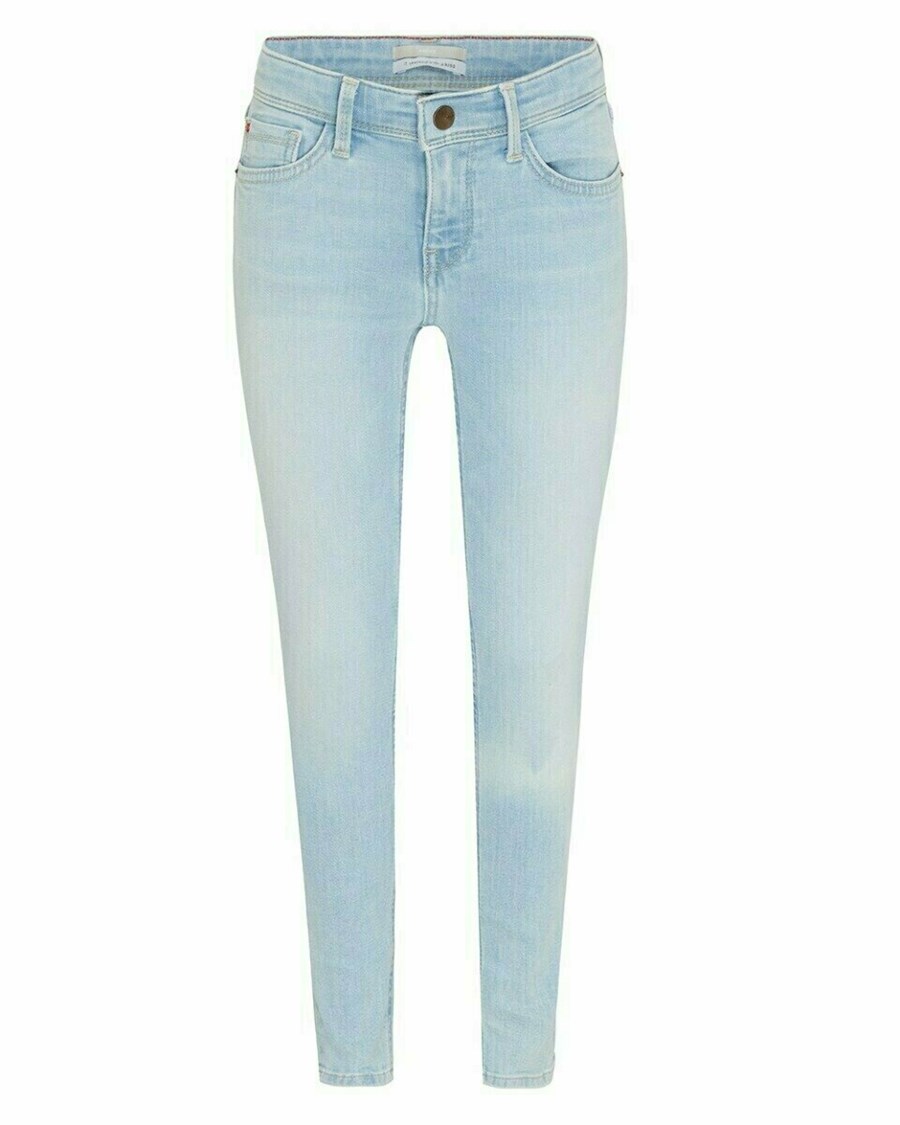 Mexx JUNO Mid waist/ Slim leg jeans Sky Blue Niebieskie | ZLKUW0257