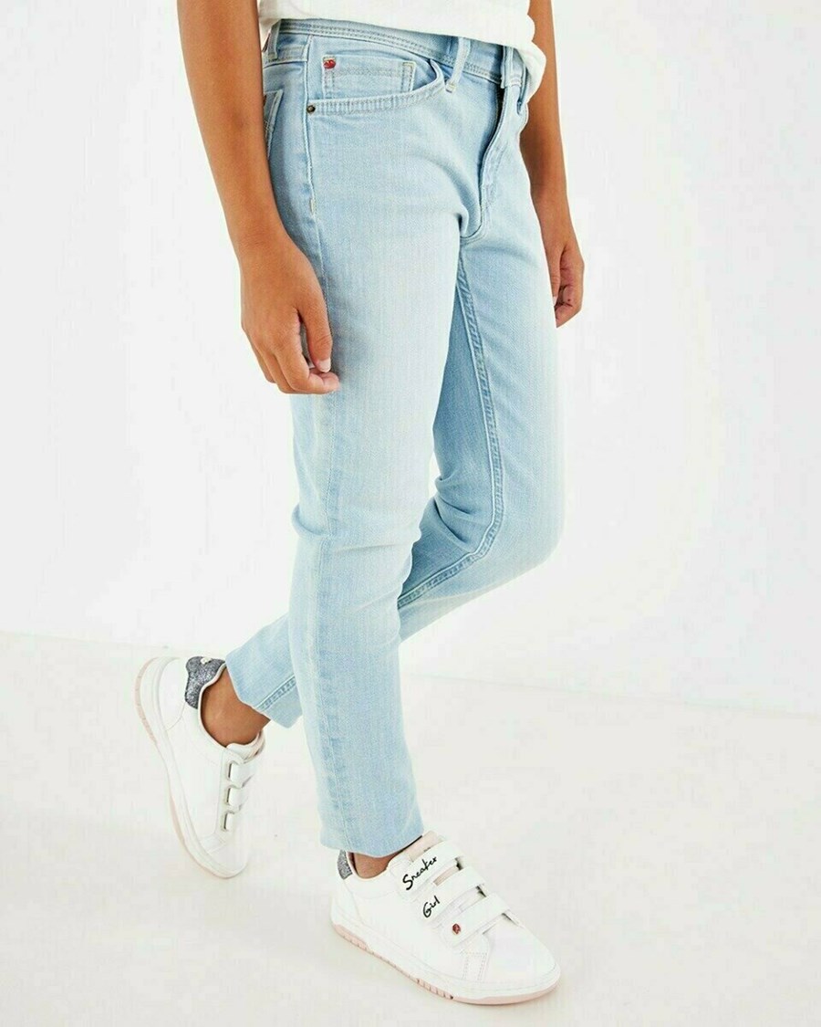 Mexx JUNO Mid waist/ Slim leg jeans Sky Blue Niebieskie | ZLKUW0257