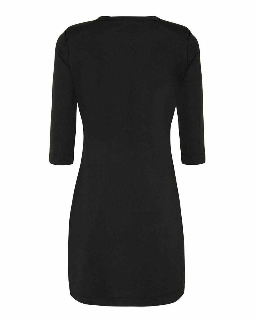 Mexx Jersey dress shoulderpads Black Czarne | BLYRM9836