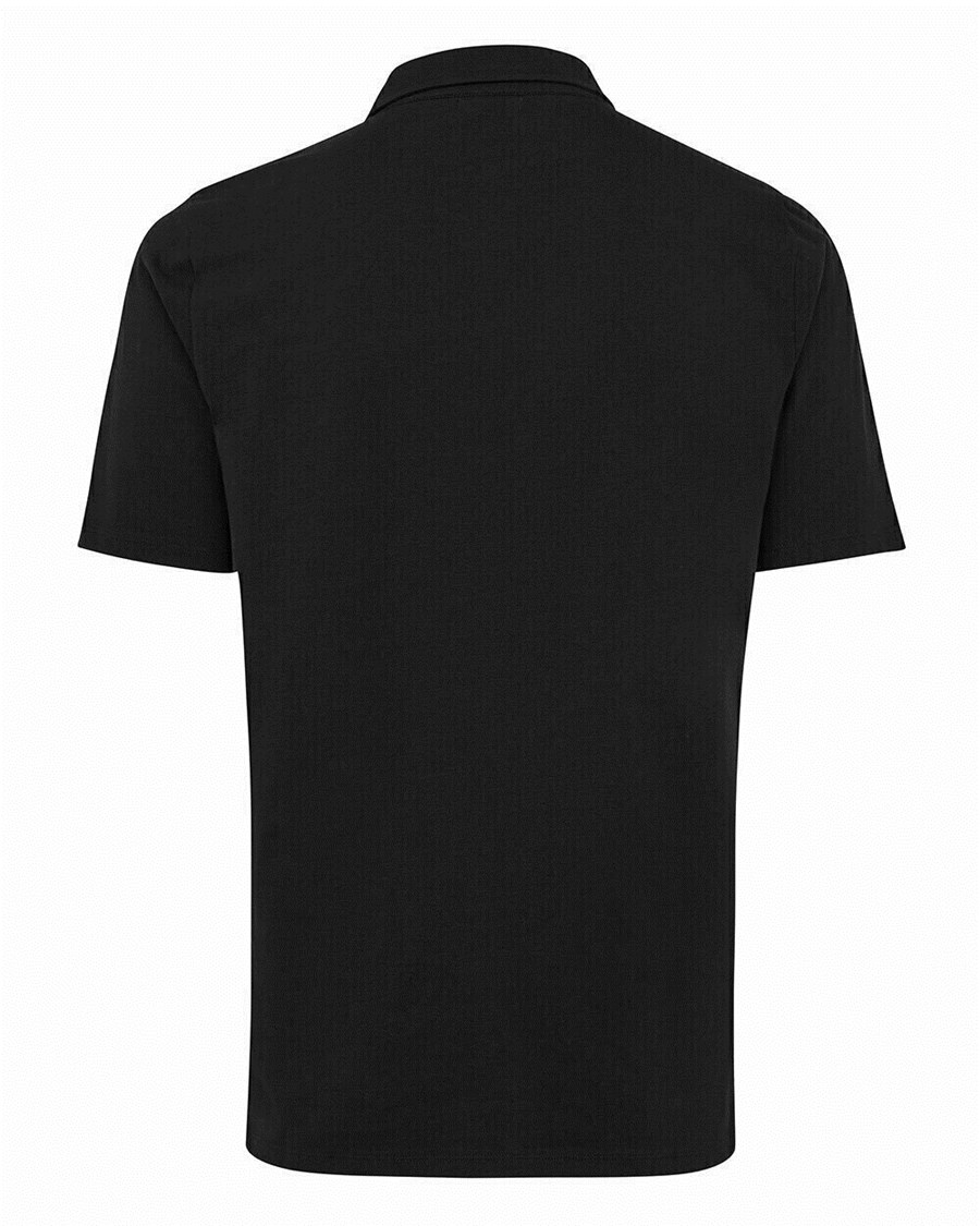 Mexx Jersey polo Black Czarne | KSWOX2906