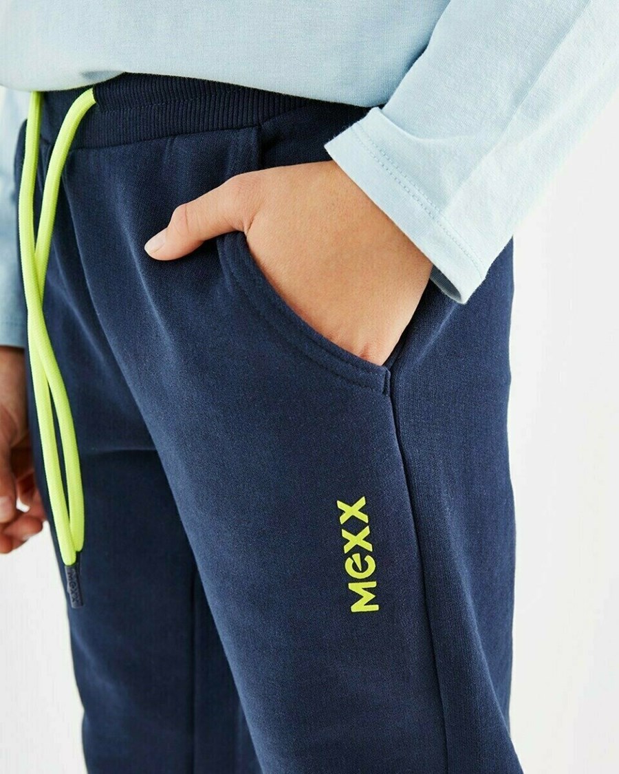 Mexx Joggers Navy Niebieskie | OWURF7908