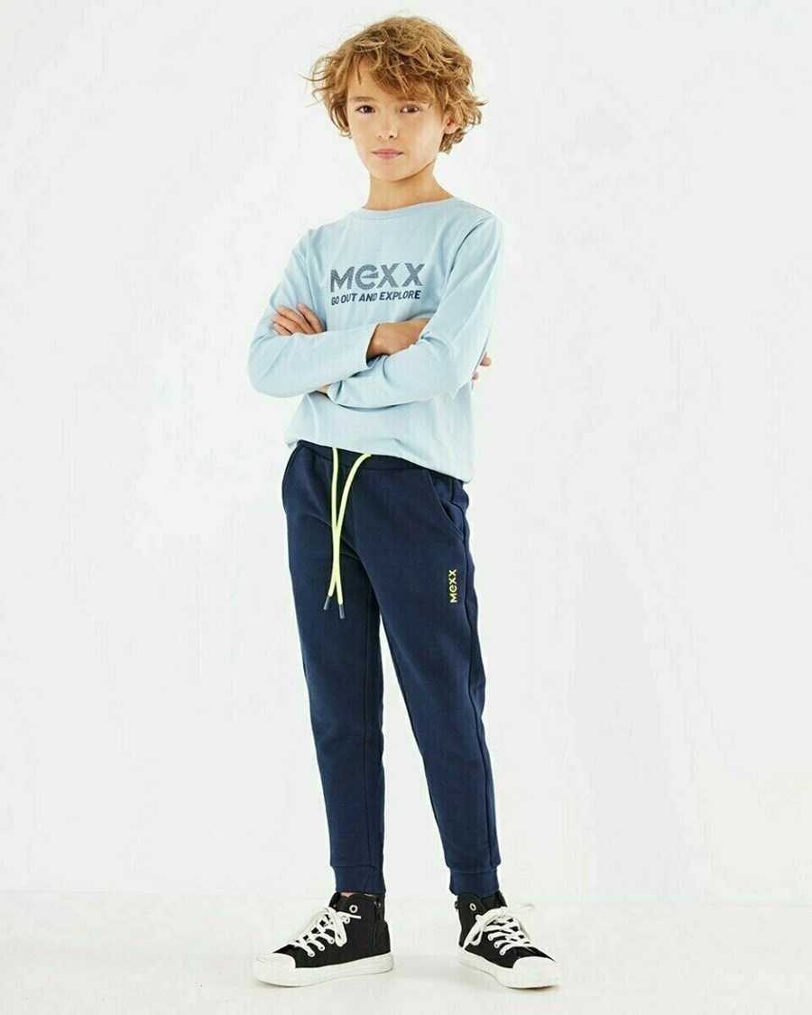 Mexx Joggers Navy Niebieskie | OWURF7908