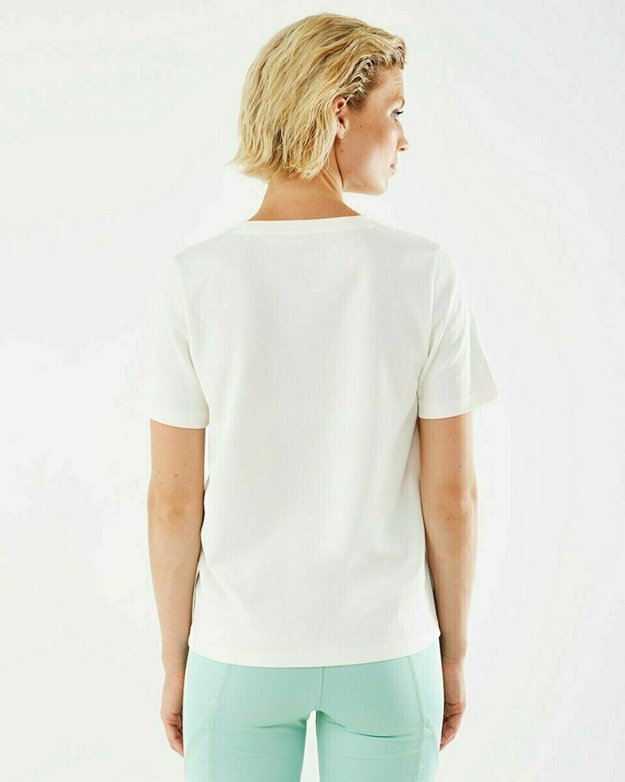 Mexx Krótkie sleeve t-shirt Off white Białe | MZGJA7210