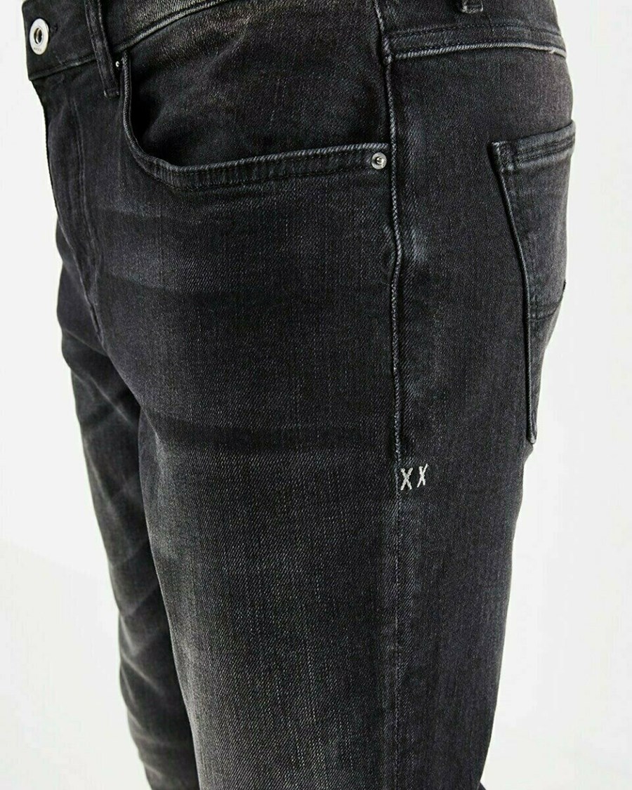 Mexx LOGAN Denim Jeans Black Used Czarne | GPZLK4795