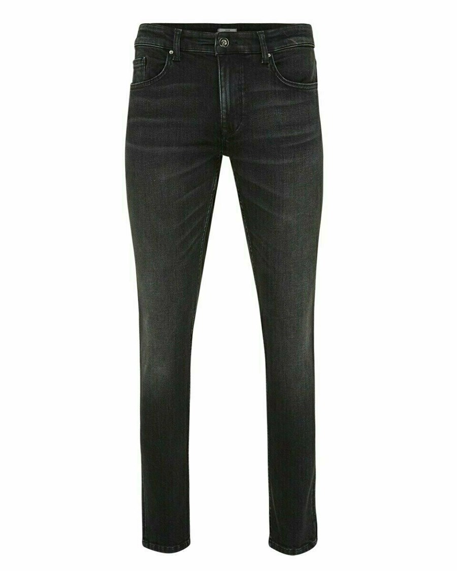 Mexx LOGAN Denim Jeans Black Used Czarne | GPZLK4795