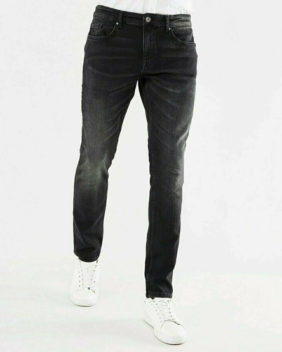 Mexx LOGAN Denim Jeans Black Used Czarne | GPZLK4795