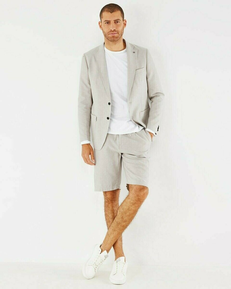 Mexx Linen short Sand Beżowe | DVJKY6741