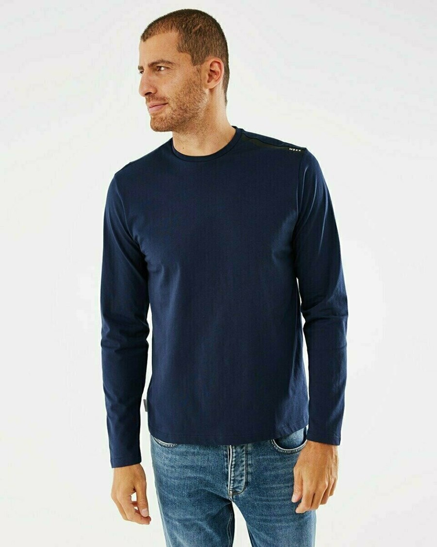 Mexx Long Sleeve t-shirt Navy Niebieskie | YQFRO2796