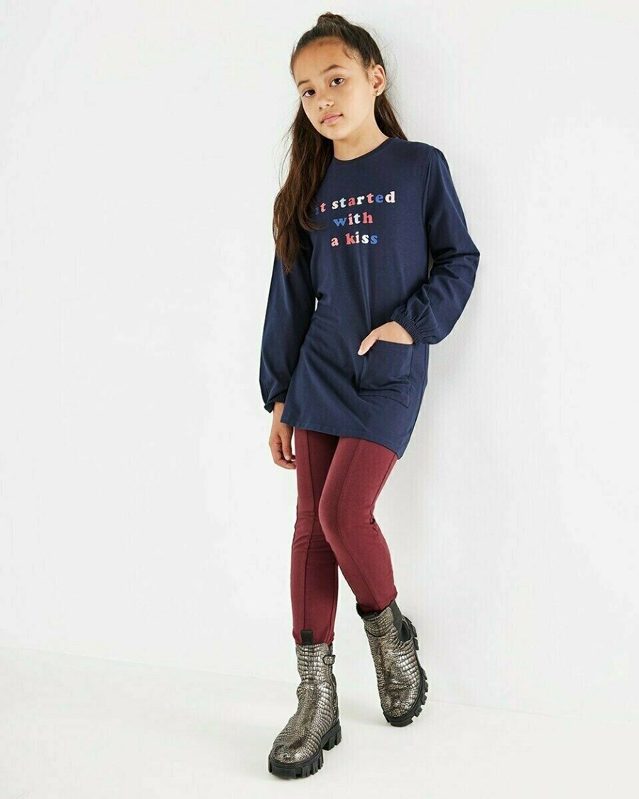 Mexx Long shirt Navy Niebieskie | IVNHP4917