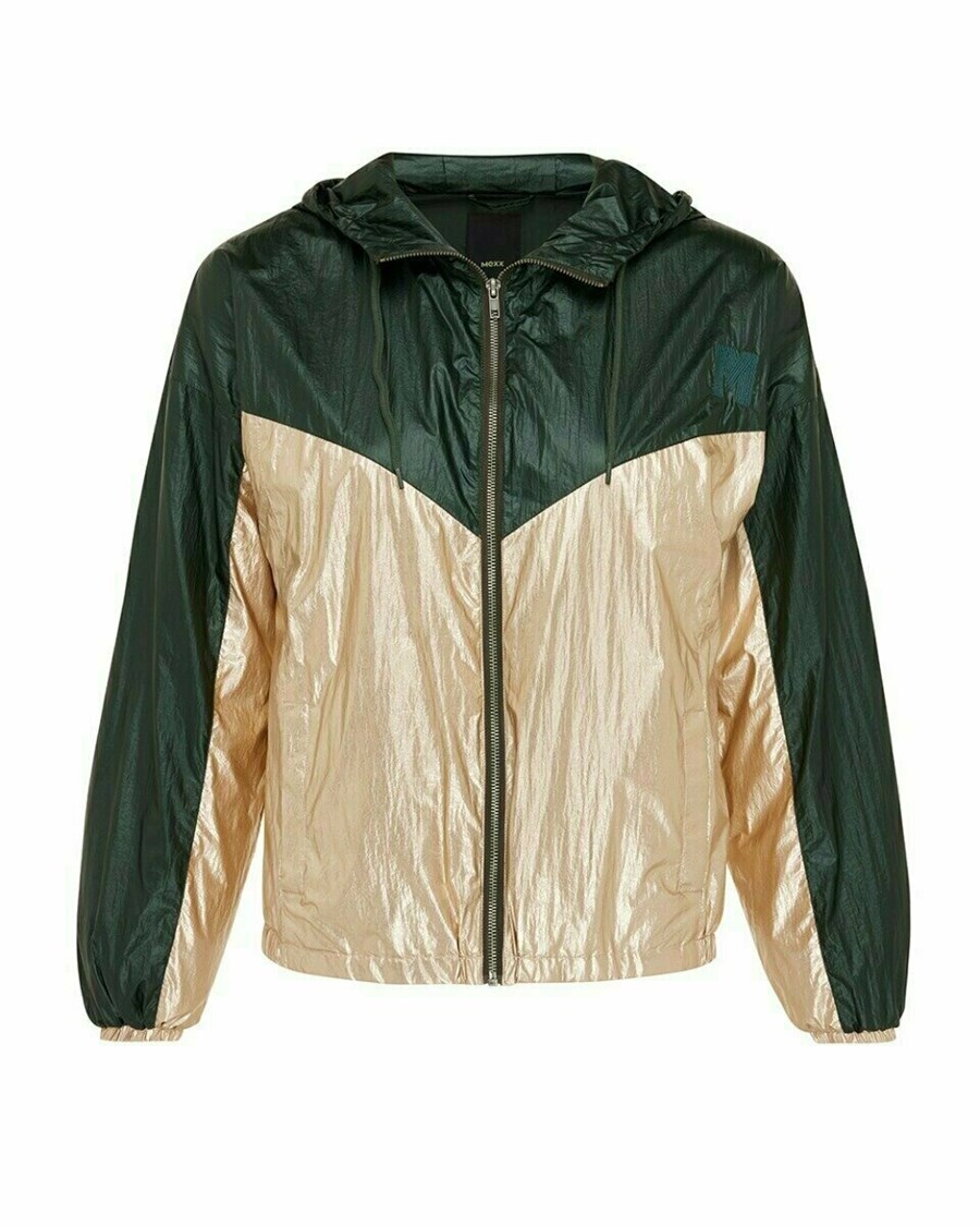 Mexx Loose fit shiny jacket Dark Green Metallic | NLKBG9846