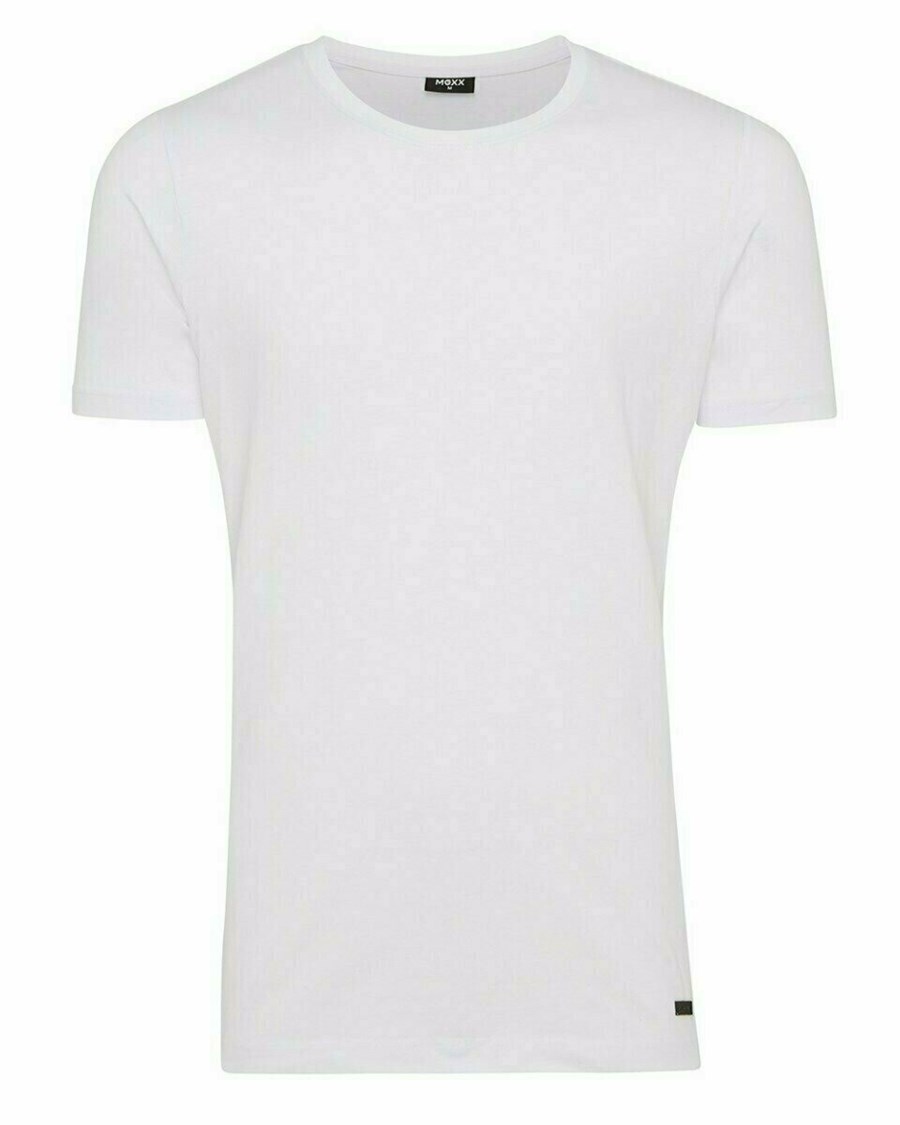 Mexx Men T-Shirt Round-Neck White Białe | TJLGX9028