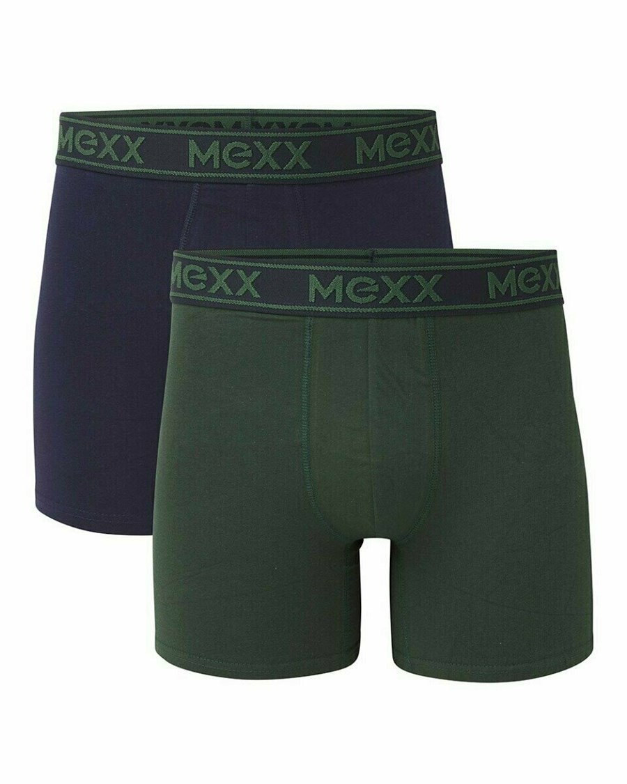 Mexx Mexx Boxers 2-pack Navy/Dk green Multicolour | RBXAT6021