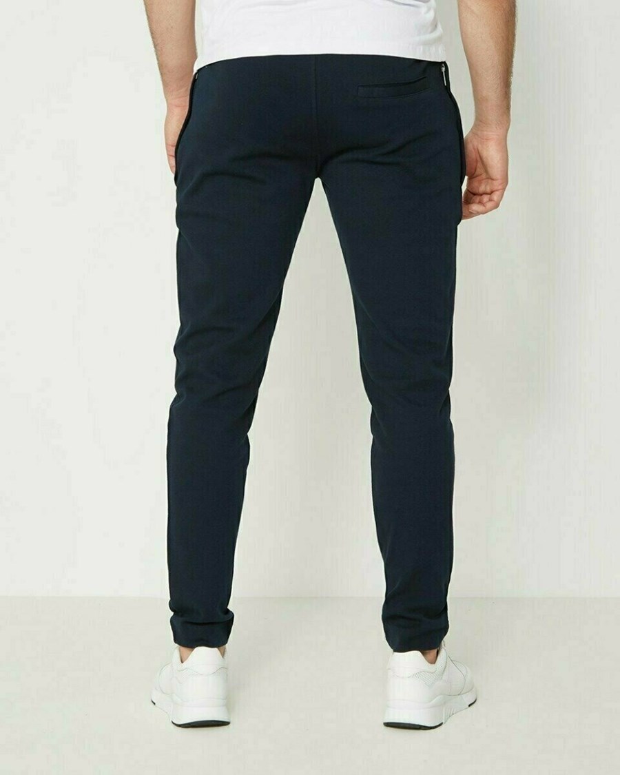 Mexx Mexx Men Jogging Pants Navy Niebieskie | MKHVG5089