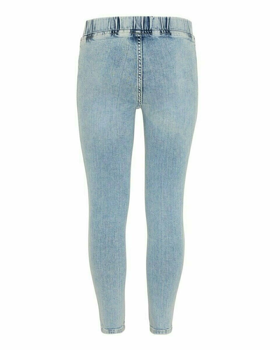 Mexx NIKKIE Mid waist/ Chudy leg jeans jegging Light Blue Niebieskie | GBXOM7852