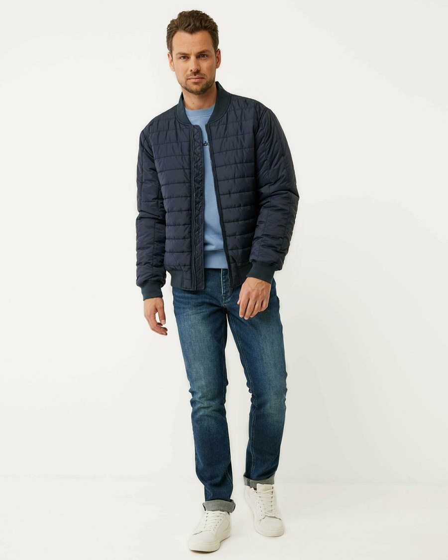 Mexx Nylon bomber Navy Niebieskie | ENACL9657