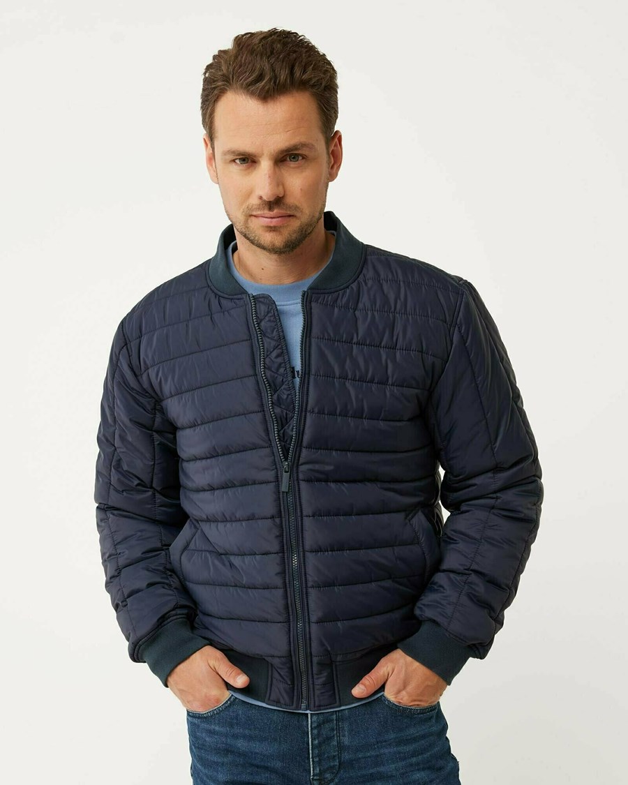 Mexx Nylon bomber Navy Niebieskie | ENACL9657