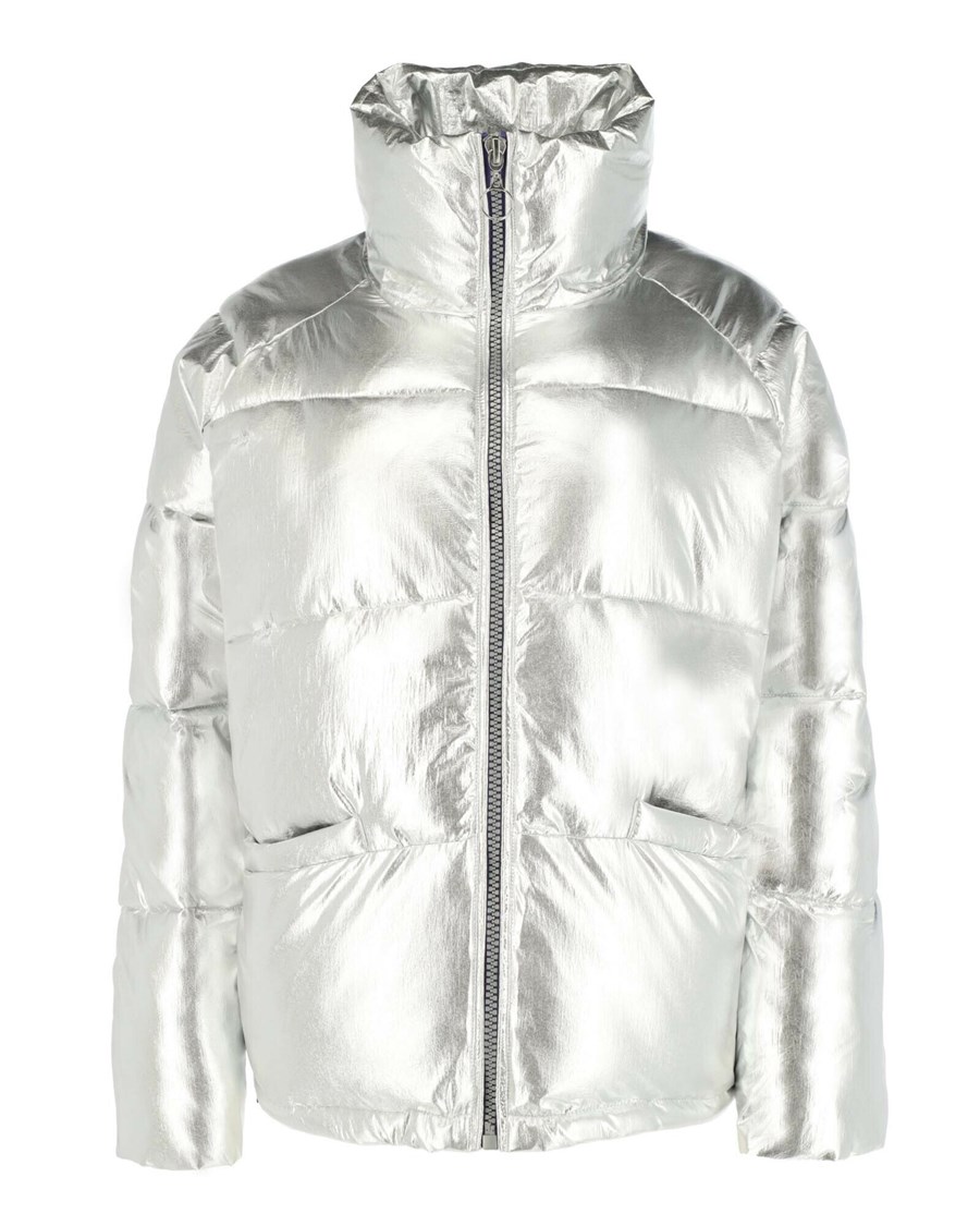 Mexx Nylon padded jacket Silver Srebrne | DBRLM2430