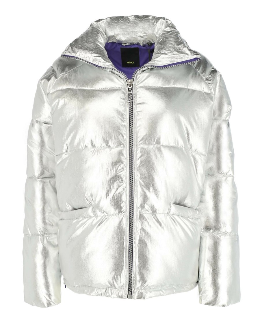 Mexx Nylon padded jacket Silver Srebrne | DBRLM2430