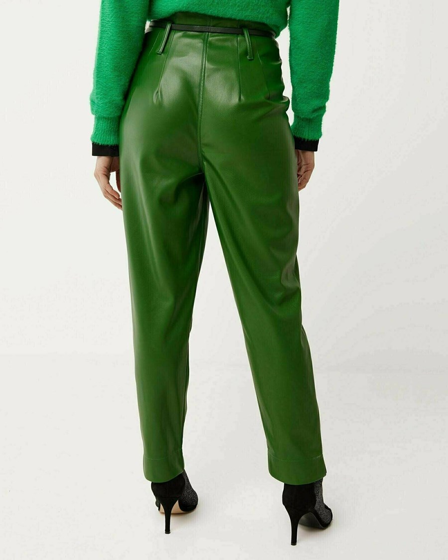 Mexx PU pants Green Zielone | TJSWA0541