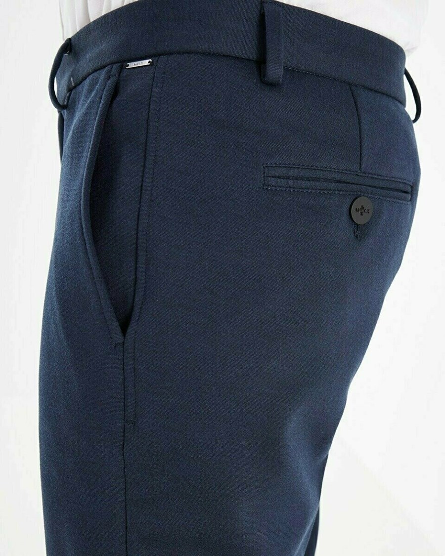 Mexx Pantalon Navy Niebieskie | SGVUY5927