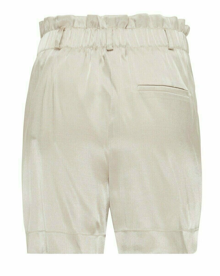 Mexx Paperbagwaist short Champagne Złote | ZPOHC6891